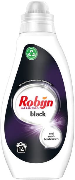 Robijn Black Velvet Vloeibaar Wasmiddel - 1x 700 ml (14 wasbeurten) — thumbnail 1
