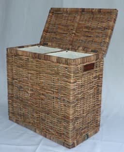 Wasmand Duo 67x35x65 in Brown Rotan — thumbnail 2