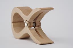 Wasknijpers met grote houten knijpers, wasknijpers voor strandlaken, strandstoel, jacht, kinderwagen, wasaccessoires, 4 stuks - 1 — thumbnail 5