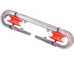 Waslijnspanner - Kledinglijn Accessoire - Draden Strak Houden - Roestvrij Aluminium - 185 cm - Grijs