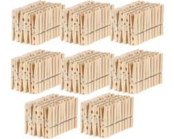 Houten Was Knijpers - Kleding Klemmen - Kleding Drogen - FSC Gecertificeerd - 73 mm - Natuurlijk