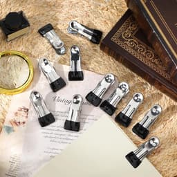 24 stuks - Wasknijpers van roestvrij staal - extra stevige klemmen - metalen klemmen - bulkverpakking wasknijpers - windbestendige droogklemmen - geschikt voor voedsel, waslijnen, sokken, foto's, handdoeken, snacks, enz. (5.5 cm, zwart) — thumbnail 4