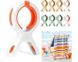 Strandhanddoekclips - 9 stuks - Grote Wasknijper - Quiltclips - Wasknijpers - Grote Knijpers - Handdoekknijpers - Strandlaken Knijpers - Handdoek Klemmen - Strandlakenclip voor strandstoel - Winddicht - Voor badhanddoek, beddengoed en kleding