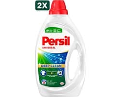 2 x Persil Universal - Deep clean - Vloeibaar Wasmiddel - Witte en Gekleurde Was - 19 Wasbeurten