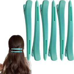 Eendensnavel Haarspelden - Kappersklemmen Haarklemmen - Haar Styling - Antislip Ontwerp - 6 stuks - Diverse Kleuren — thumbnail 5