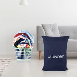 SnelShoppen - 2 Stuks Waterdichte Waszakken 45 x 60 cm en 35 x 55 cm met Rits, Vouwbare Waszakken voor Vuile Was, Ideaal voor Reizen en Vakantie, Makk — thumbnail 3
