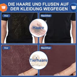 SnelShoppen - Dierenhaarverwijderaar Wasmachine 8 Stuks - Herbruikbare Pluisverwijderaar - Haarvanger voor Kleding en Beddengoed - Duurzame Pluisballe — thumbnail 2