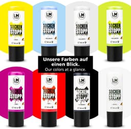 LM-Kreativ Sock Stop - antislip textielverf - 90 ml - lichtblauw - waterbasis en latexvrij — thumbnail 3