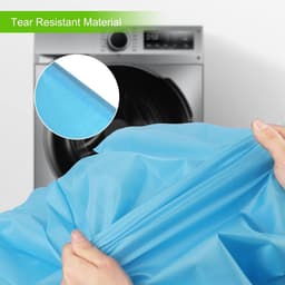 Omgoods - 2-Pack Grote Waszakken met Trekkoord voor Kleding en Beddengoed — thumbnail 5