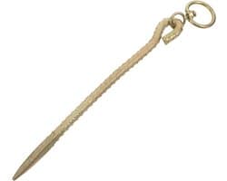 Grondanker Hondenlijn - Grondpen Anker - Huisdieren Vastzetten - Gegalvaniseerde Behandeling - 30 cm - Goud
