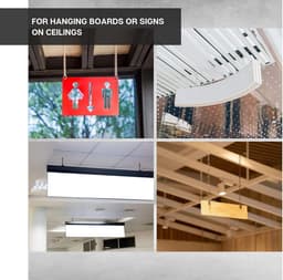 Industrieel | Lente Toggle Wing Bolt Haak M6 | Set van 4 | Stalen Knevelbouten | Toggle Dowel voor het Ophangen van verschillende items zoals lampen | Bevestiging vals plafond, gipsplaten — thumbnail 3