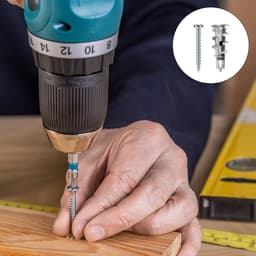60 Stuks Gipsplaatpluggen, Gipsplaatpluggen met 60 Stuks Schroeven, Gipsplaatpluggen, Pluggen voor Gipsplaat, voor Bevestiging In Stenen, Beton, Gipsplaat — thumbnail 3