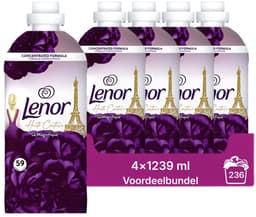 Lenor Wasverzachter Haute Couture Le Magnifique 236 Wasbeurten - 4x1239 ml — thumbnail 1