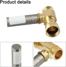 Waterslagdemper Messing - Waterhamer Stopper - Leidingen Beschermen - Effectieve Geluidsvermindering - 3/4 inch - Metallic — thumbnail 3