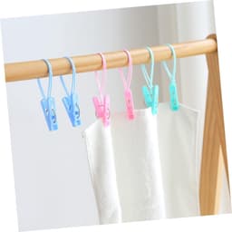 12 stuks- Wasknijpers-wasknijpers kunststof -wasknijpers groot-wasknijpers plastic -Badlaken Knijpers -Strandlaken Knijpers-Handdoek Knijpers-Voor dagelijks wasgoed, strandhanddoek, badhanddoek--Winddicht- Anti Slip-drie kleuren — thumbnail 2