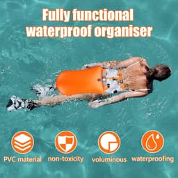Swim Bubble, droogzak, boei zwemmen | 20L Waterdichte Veiligheidszwemboei voor Open Water en Triatlon — thumbnail 5