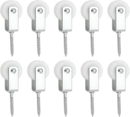 idea 10Pcs 30Mm Katrol Touw Nylon Opknoping Katrollen Waslijn Katrollen Voor Indoor Patio's Balkons Dak Muren Installaties 38x6mm — thumbnail 2