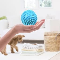 Wasbal voor wasmachine, 6 stuks wasballen voor wasmachine, herbruikbare droogballen, wasdroger, droogbal voor thuis, kleding en reiniging | Droogballen dons voor het reinigen van huiskleding — thumbnail 4