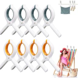 Dailygoods- Handdoekklemmen Set van 5 - Grote Klemmen - Winddicht — thumbnail 2