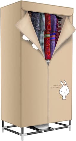 Kleine Droger Machine - Elektrische Kledingdroger - Snel Kleding Drogen - Compact Ontwerp - 30 Kilogram Capaciteit - Bruin — thumbnail 1