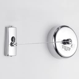 Dailygoods- Waslijn Intrekbaar 2,8 M - Roestvrij Stalen Wasdroger - Verstelbaar Touw - Corrosiebestendig - Geschikt voor Binnen/Buiten - Ruimtebesparend Ontwerp - Kledingdroger — thumbnail 4