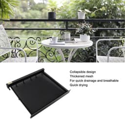 Dailygoods- Droogrek Intrekbaar - Wandmontage - Opvouwbaar - Aluminium - Ademend Mesh - Ruimtebesparend Ontwerp - Kledingrek — thumbnail 5