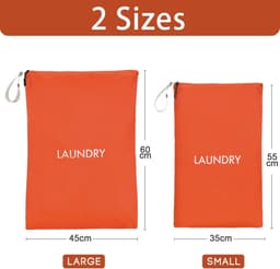 Dailygoods- Reiswaszak waterdicht - Waszak groot - Opvouwbare wasopbergtas - 2 stuks - Ritssluiting - Voor reizen/vakantie — thumbnail 4