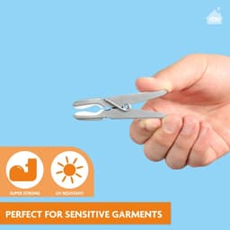 Dailygoods- Wasknijpers Soft Grip - 60 Stuks - Extra Lang en Stabiel - Antislip - Kunststof - 85% Gerecycled Materiaal - Duurzaam - Wasknijper — thumbnail 5