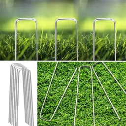 100 tuintentpinnen geschikt voor 100 ringen, tentpinnen - 150x36mm Ø 3mm — thumbnail 2