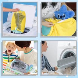 Herbruikbare Waszak voor Schoenen, 2 Stuks, Mesh Tas voor de Wasmachine, Ideaal voor Sneakers en Sportschoenen, 39 x 19 cm, 360 Graden Verstelbaar — thumbnail 3