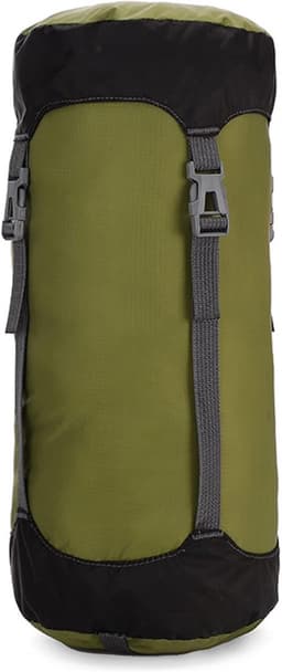 Compressiezak voor slaapzak, lichte compressiezak voor het opbergen van kleding, waterdicht, compact voor kamperen, wandelen, reizen, trekking — thumbnail 1