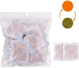 Gel Regenerable Desiccant,10 g x 30 stuks Silica Beads Orange,Silica Gel Beads,Silica Gel Dehumidifier,voor kledingkast Auto-ontvochtiger — thumbnail 3