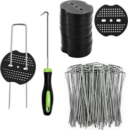 Weed Cloth Hooks 100 stuks - Gegalvaniseerde grondankers - U-vormige tuinpinnen - Ideaal voor tuinprojecten - ShopVlot — thumbnail 1