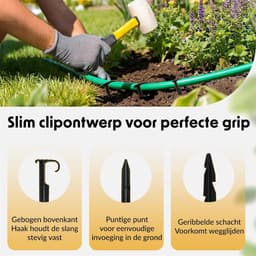 Grondankers set van 100 - 16-20 mm - voor druppelirrigatie - voorkomt draaien van slangen - ShopVlot — thumbnail 4