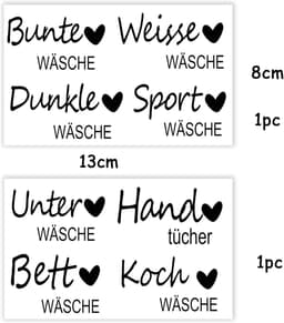 Stickers voor wasgoed - kleurrijke en witte wax - voor donkere was en sportkleding - eenvoudig te organiseren - ShopVlot — thumbnail 5