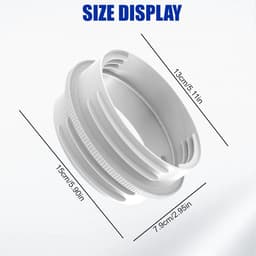 Aansluiting afvoerslang airconditioner - 130 mm/150 mm - verbindingsstuk - aansluiting afvoerslang - Airconditioning afvoerslangadapter — thumbnail 3