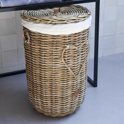 Riviera Maison RR Heart - Wasmand - Rattan - 64cm - Decoratief Hart — thumbnail 2
