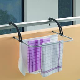 Tomado - Droogrek Favonio voor radiator, deur, balustrade of balkon - 3 meter drooglengte - Zilvergrijs — thumbnail 4
