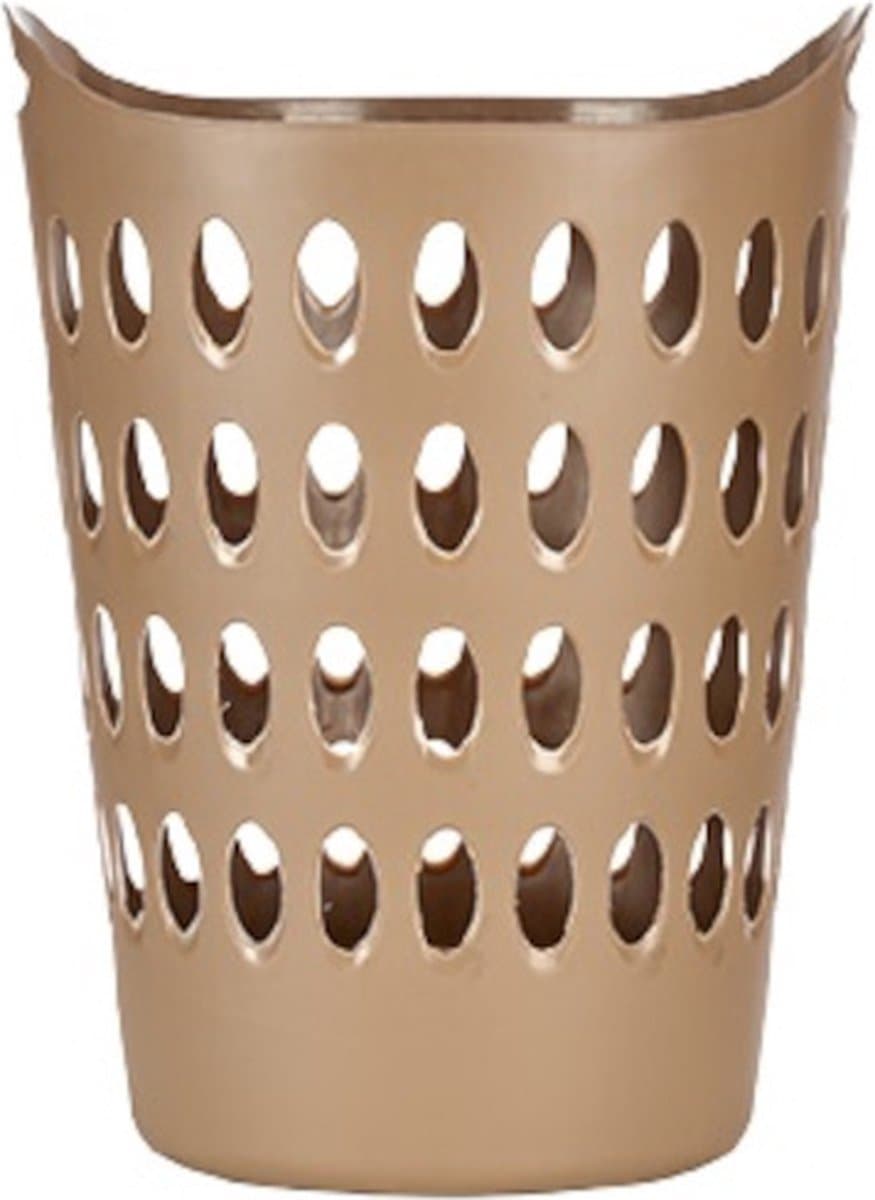 Kipit Ronde Flexibel Wasmand - 50L - Taupe - 44 x 56 cm — afbeelding 1
