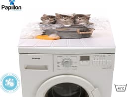 Papillon Wasmachine Beschermer - Antislip mat - 60x60 cm - Papillon Poesjes — thumbnail 3