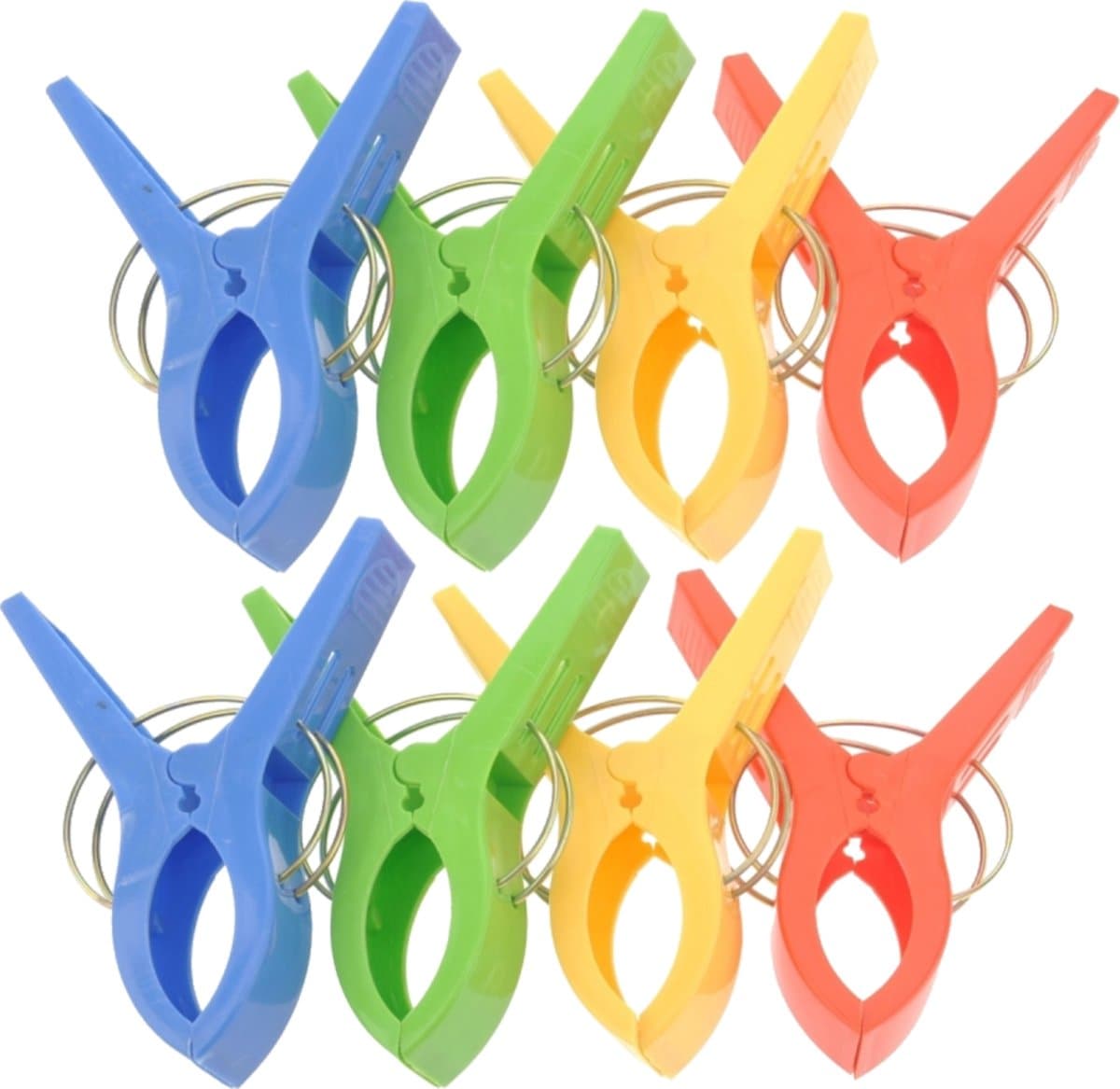 Badlaken Knijpers - XXL - 8 stuks - Strandstoel klemmen - Handdoek XXL klem - Zomer - Strand - Stoel- Knijpers XXL — afbeelding 1