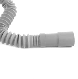 Uittrekbare afvoerslang wasmachine droger, 0,7m - 2m., Ø24mm haaks — thumbnail 2