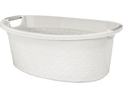 BRANQ - Wasmand Carter met handgrepen - Cotton 40L - Antiek wit