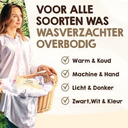 Mr. Green Mind Wasstrips ECO 360 Wasbeurten Parfum Vrij Wasmiddel Milieuvriendelijke Wasstrips Wasmiddel Voordeelverpakking incl. wasverzachter — thumbnail 3