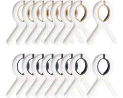 16 stuks handdoeken, wasknijpers, ligstoel, groot, voor strandstoelen, handdoekklemmen, kunststof klemmen voor strandhanddoeken, strandhanddoek, clips voor strand, zwembad, dagelijks wassen