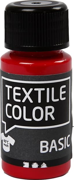 CC Creotime Textile Color Basic Primair Rood 50ml — thumbnail 3