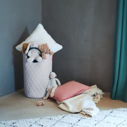 Reisenthel Loophome M Opbergmand - Wasmand - 30 L - Frame Rhombus Lichtgrijs — thumbnail 3