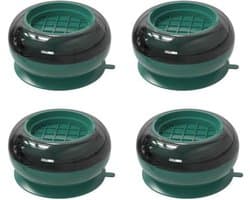 Wasmachine Verhoger - Wasdroger - Koelkast Verhoger - Met Wielen - Ombouw - 4 Stuks - Groen