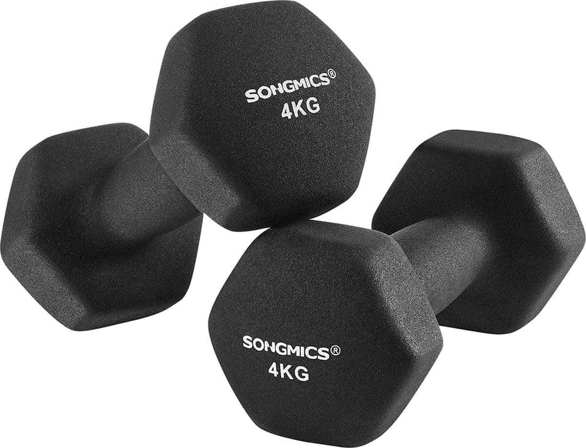 Set van 2 halters 2 x 4 kg - Krachttraining voor Thuis en Onderweg — afbeelding 1