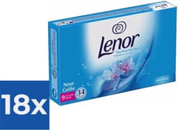 Lenor Droogtrommeldoekjes Aprilfris - 34 stuks - Voordeelverpakking 18 stuks — thumbnail 1
